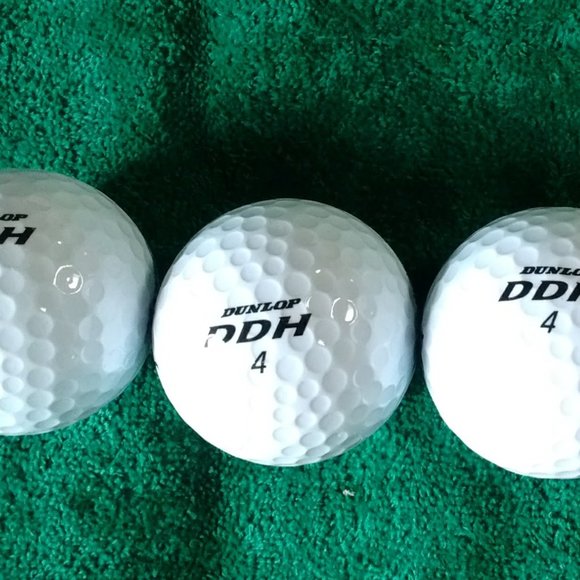Bobby Labonte #18 Logo Dunlop DDH Distance 110, 3 Pack Vintage Golf Balls - Picture 3 of 4